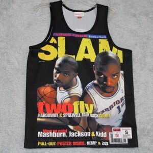 SLAM Twofly Hardaway & Sprewell Mitchell & Ness NBA Basketball Jersey Men Small